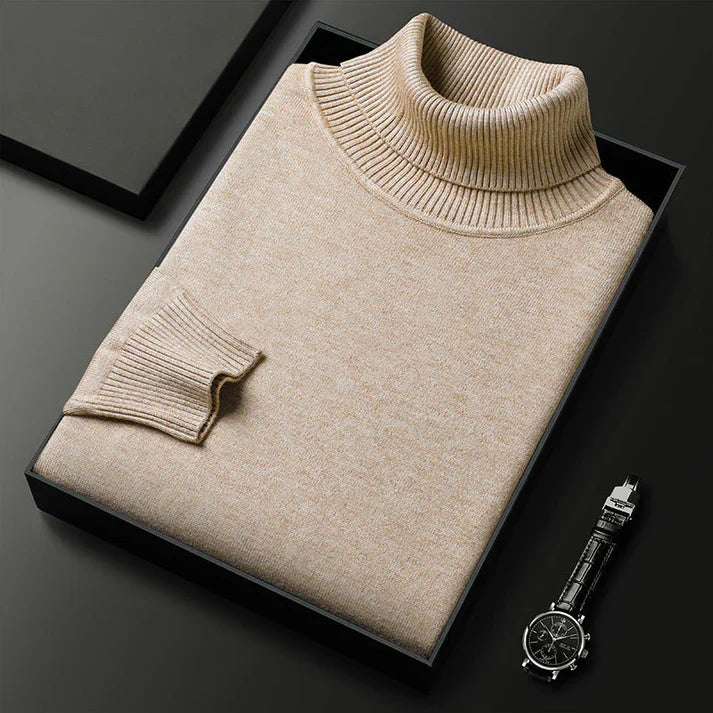 Carlo™ | Maglia a collo alto in cashmere