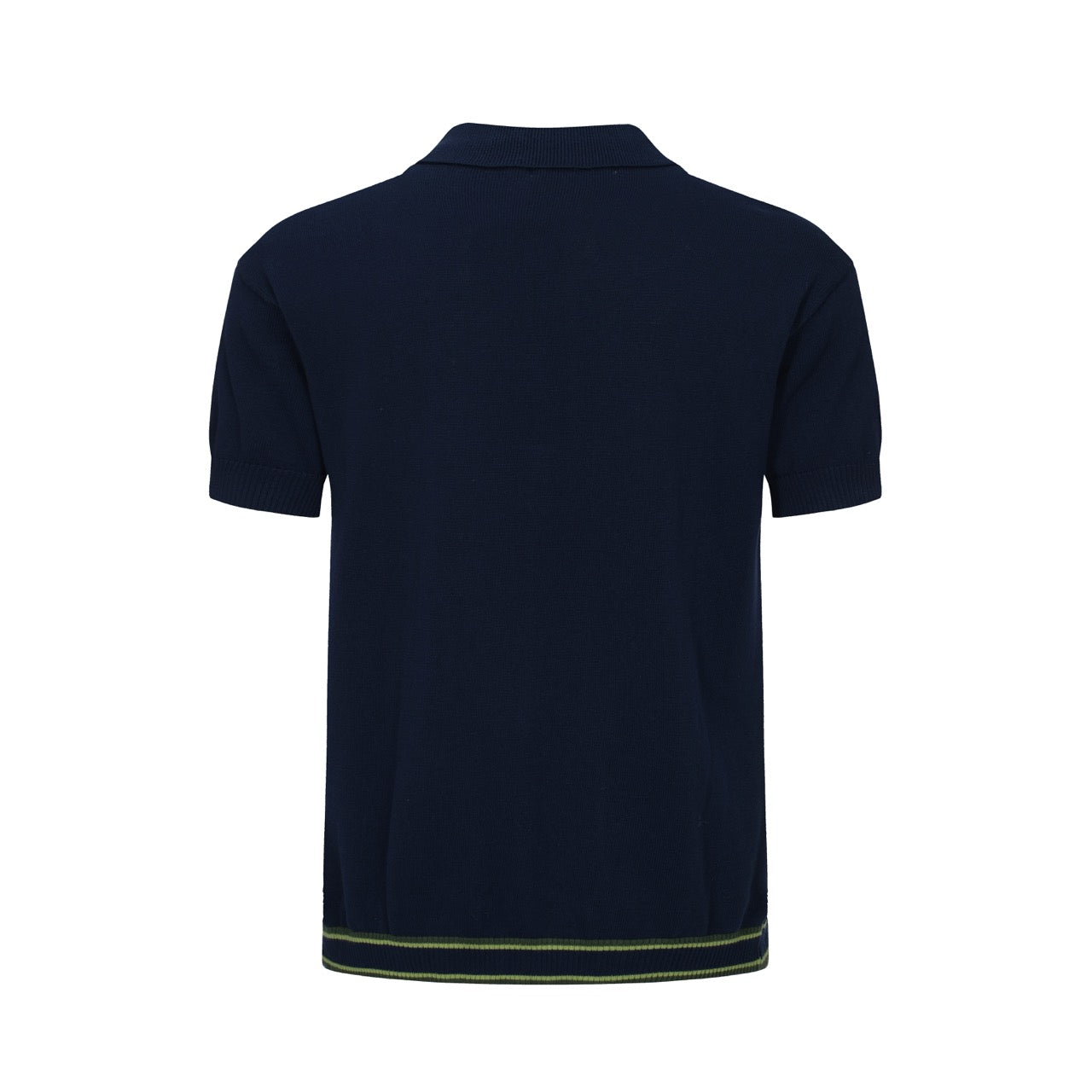 Polo a maglia con strisce sfumate anni '60 da uomo – Camicia a maniche corte con pannello verticale in stile Mod