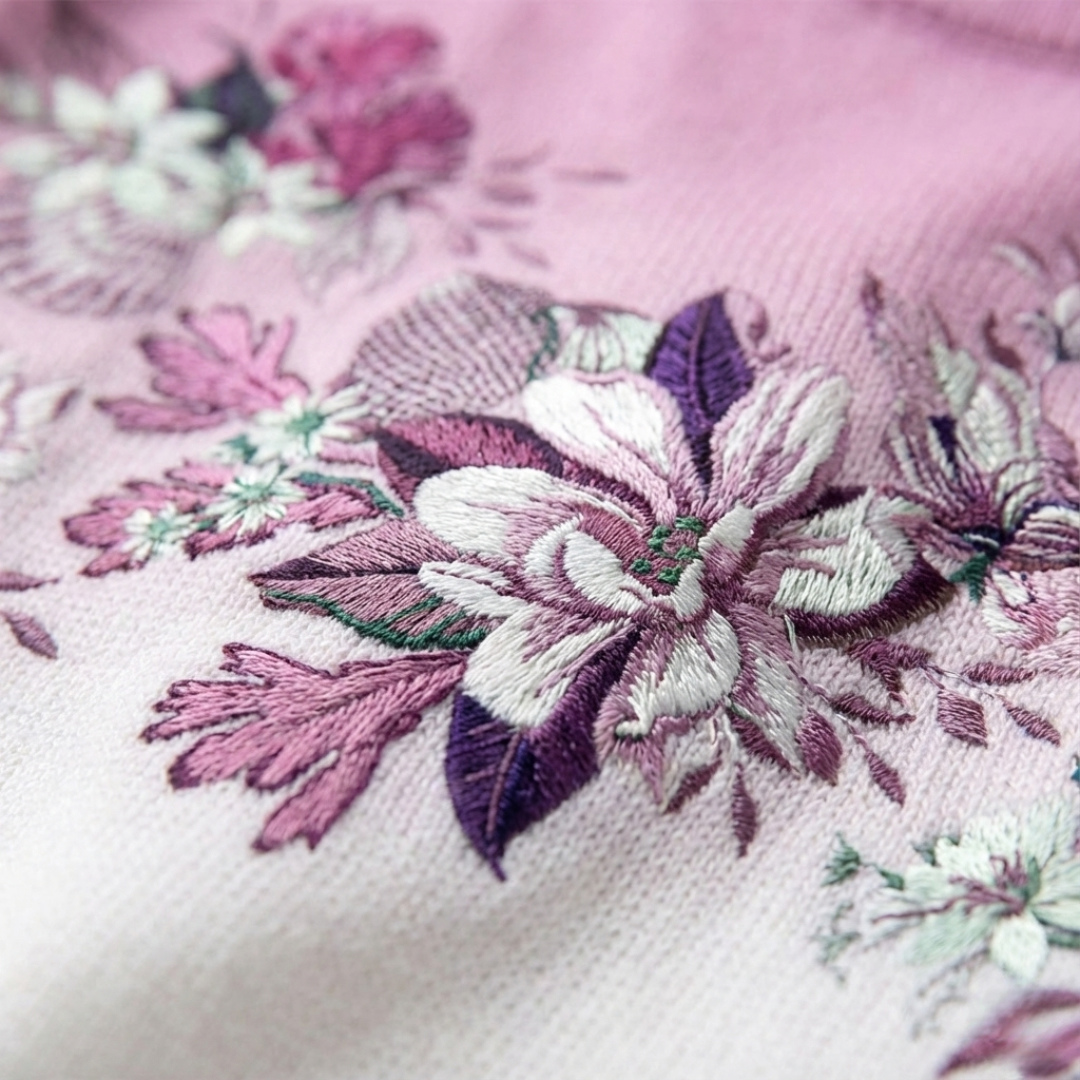 Maglione a Collo Alto Floreale Alora