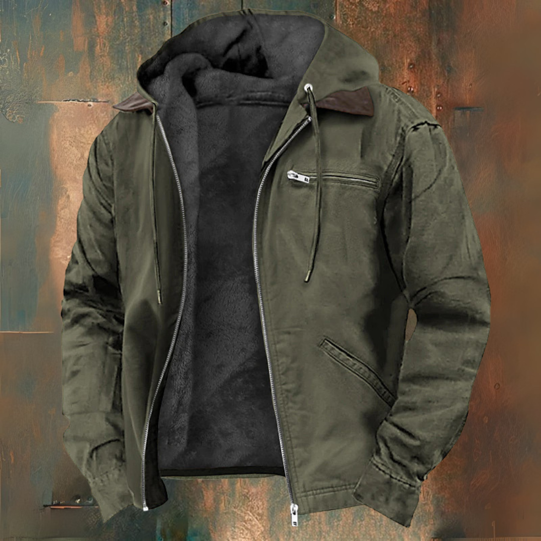 LUCAS™|GIACCA CON CAPPUCCIO ZIP