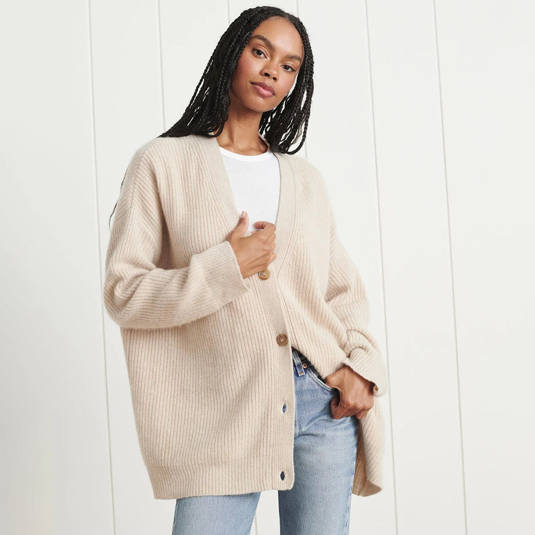 Leah - Cardigan oversize in cashmere