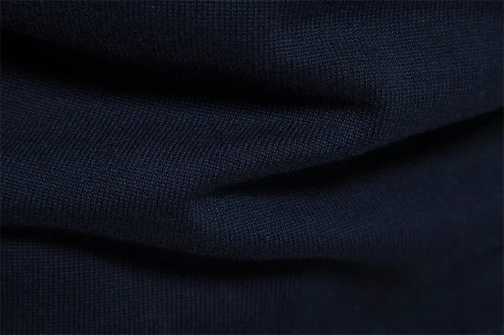 Rook - Maglione da uomo con zip a un quarto