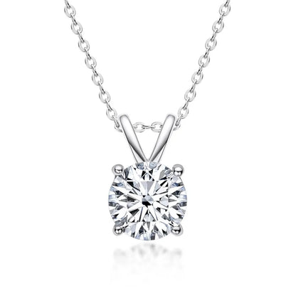 Exclusive Sterling Silver Moissanite Necklace