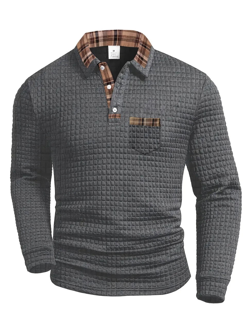 MARCO™ | MAGLIA COLLETTO TARTAN
