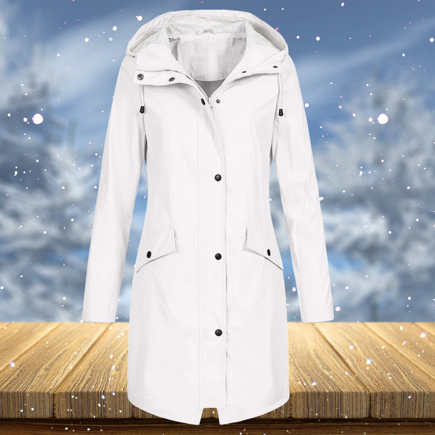 Zenith - Cappotto impermeabile lungo e antivento