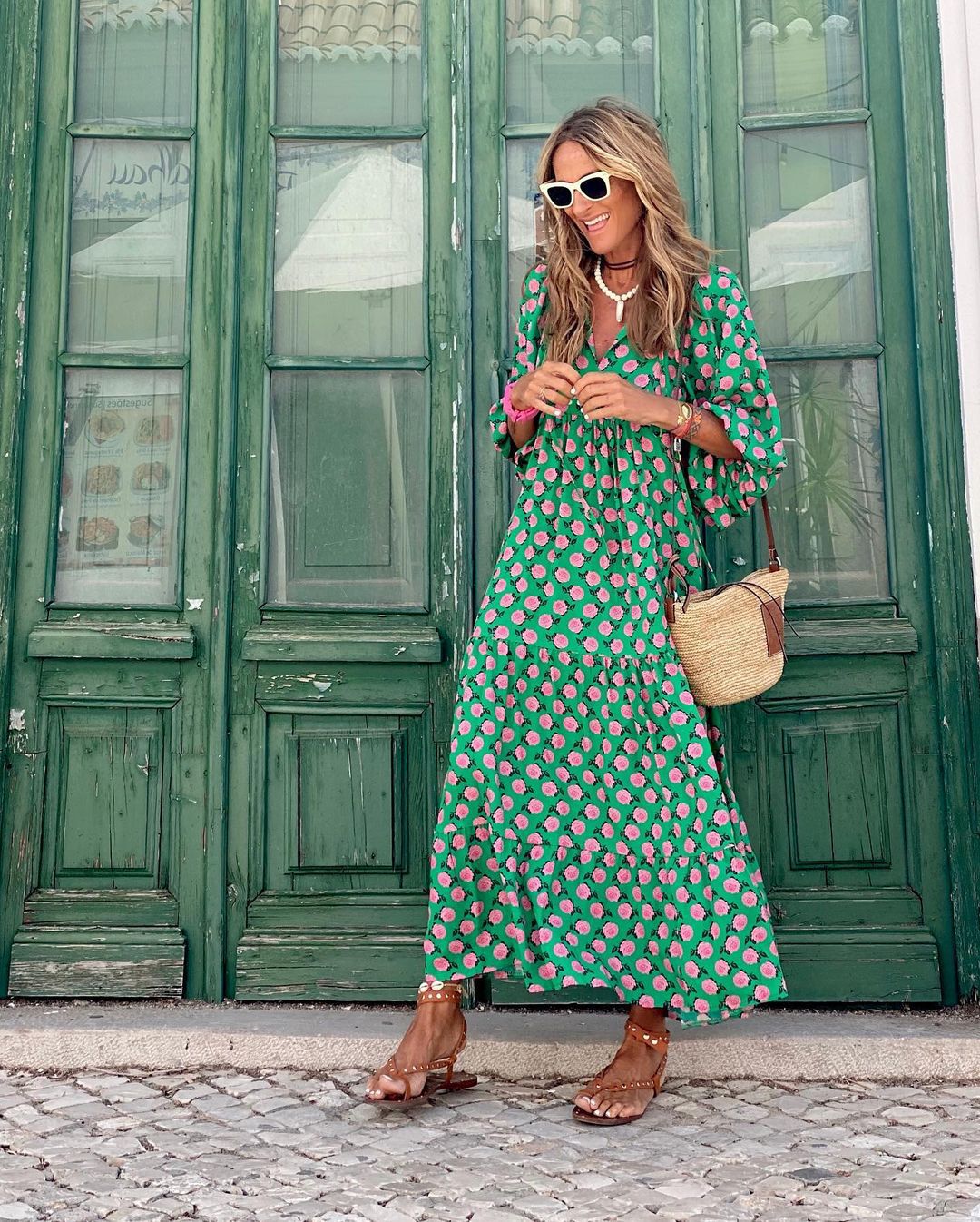 Isabel™ | Abito Lungo Boho a Fantasia – Fresco ed Elegante