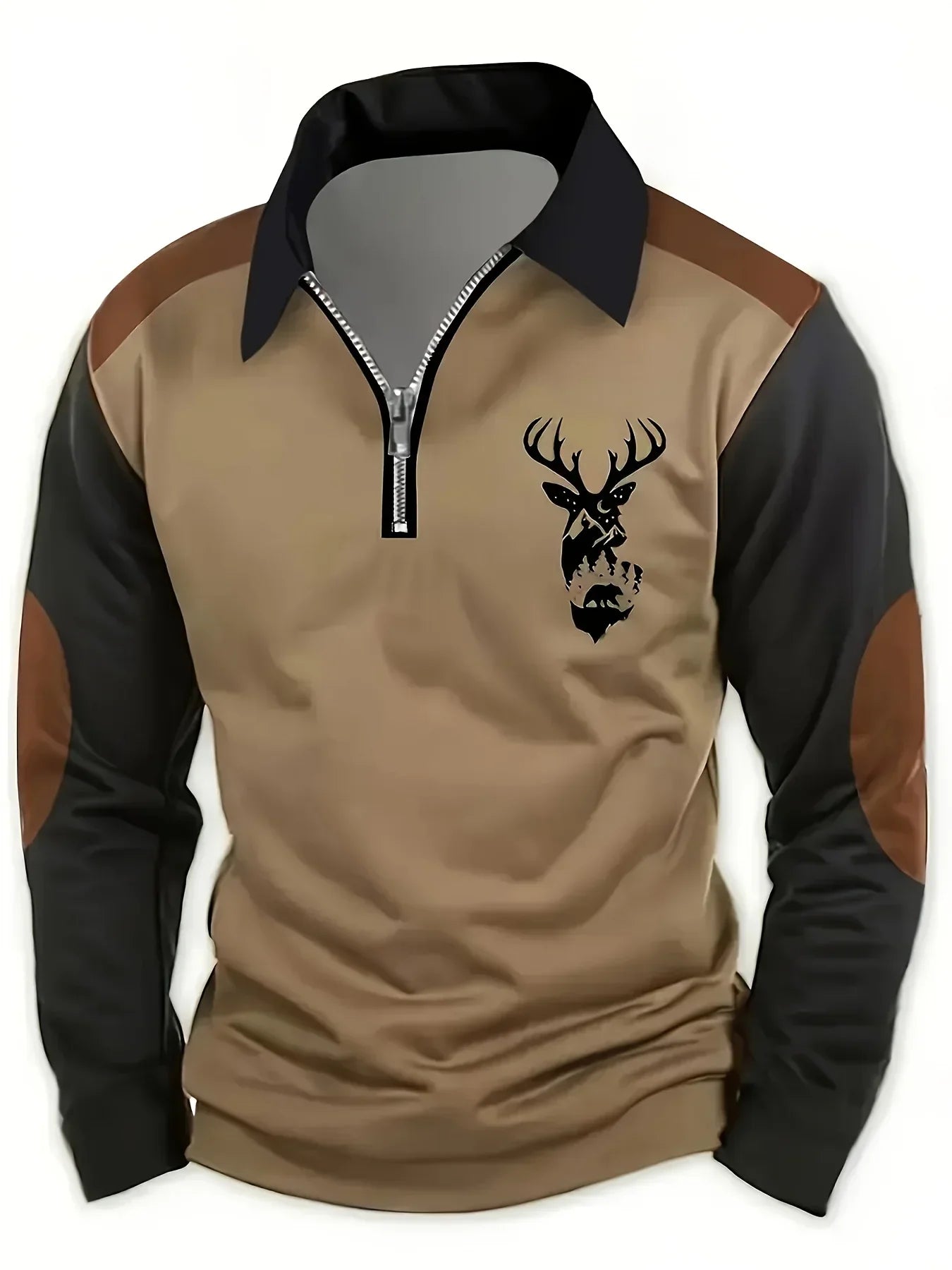 RAFFAEL™ | FELPA CERVO ZIP CLASSICA