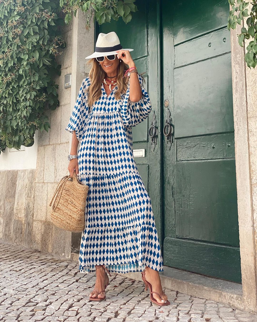 Isabel™ | Abito Lungo Boho a Fantasia – Fresco ed Elegante