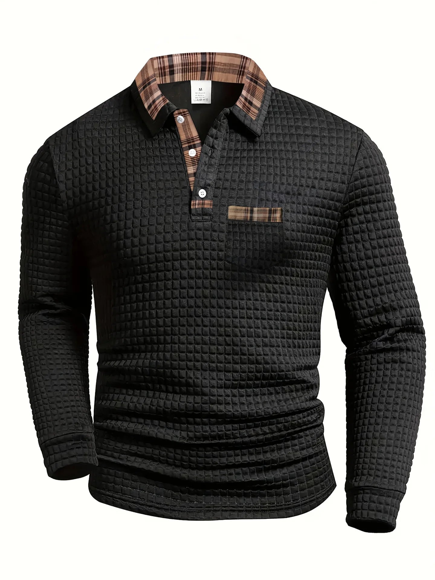 MARCO™ | MAGLIA COLLETTO TARTAN