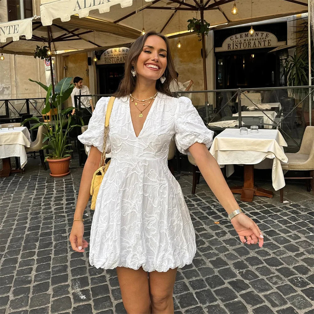 Gytha - Elegante abito bianco per donne