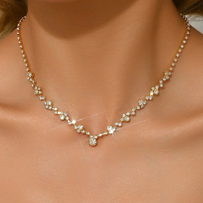 Elegant Bridal Diamond Necklace