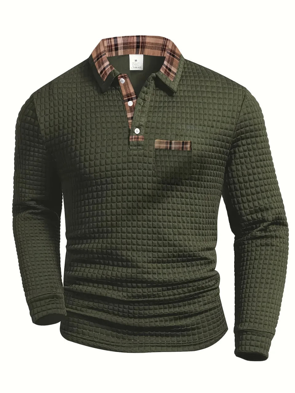 MARCO™ | MAGLIA COLLETTO TARTAN