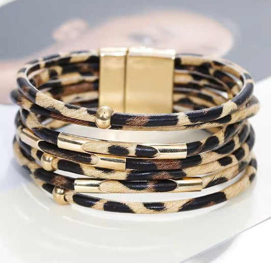 Bracciale Avvolgente Multistrato Largo