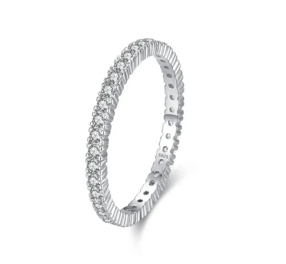 Anello Eternity Minimal Luminoso