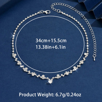 Elegant Bridal Diamond Necklace