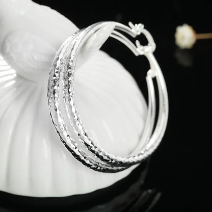 Sterling Silver Hoop Earrings