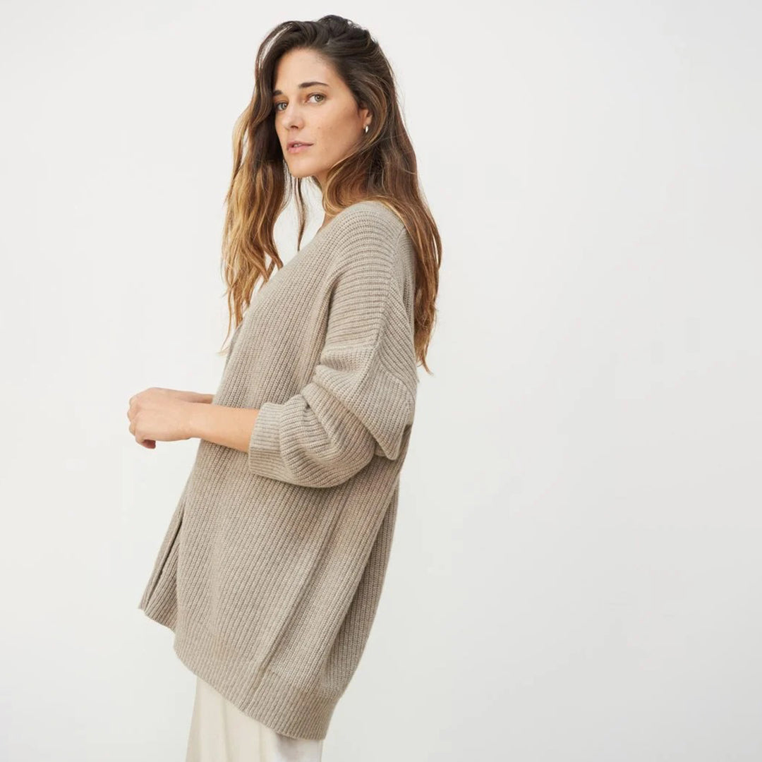 Leah - Cardigan oversize in cashmere