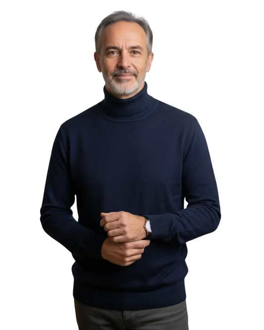 Carlo™ | Maglia a collo alto in cashmere