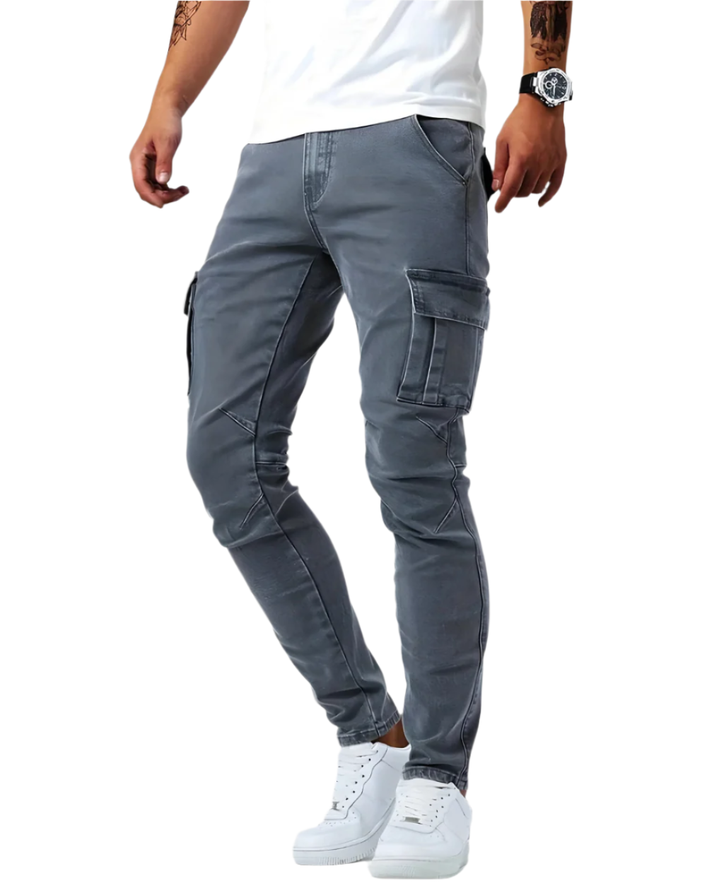Martino™ | Pantaloni cargo elasticizzati Marino