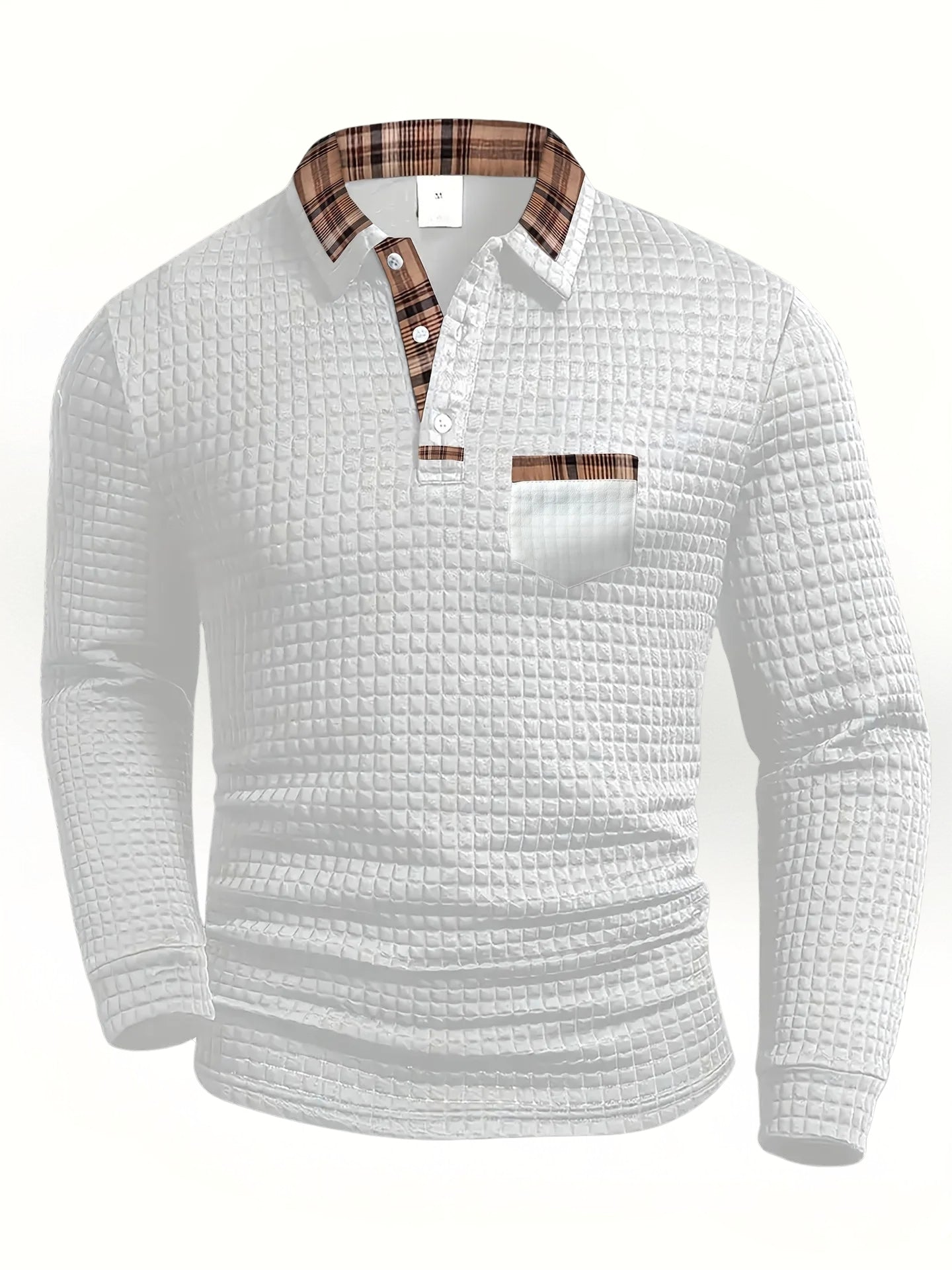 MARCO™ | MAGLIA COLLETTO TARTAN