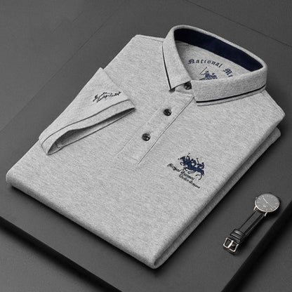 Valerio™ | Polo Uomo in Piqué con Ricamo – 1+1 in Omaggio