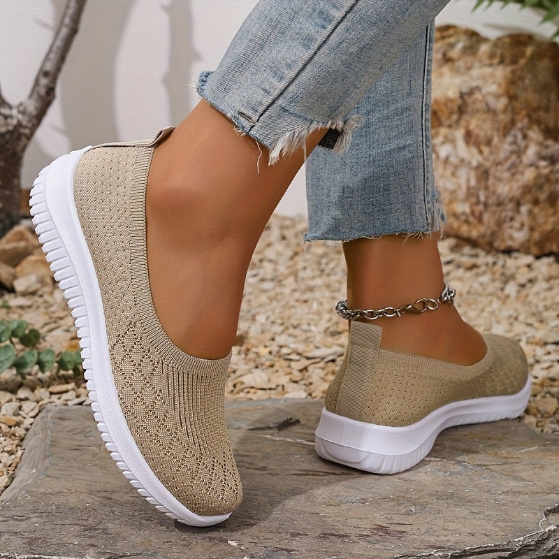 Sofina | Breathable Women's Slip-On Sneakers – Comfort for Sensitive Feet