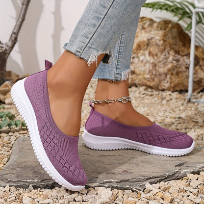 Sofina | Breathable Women's Slip-On Sneakers – Comfort for Sensitive Feet