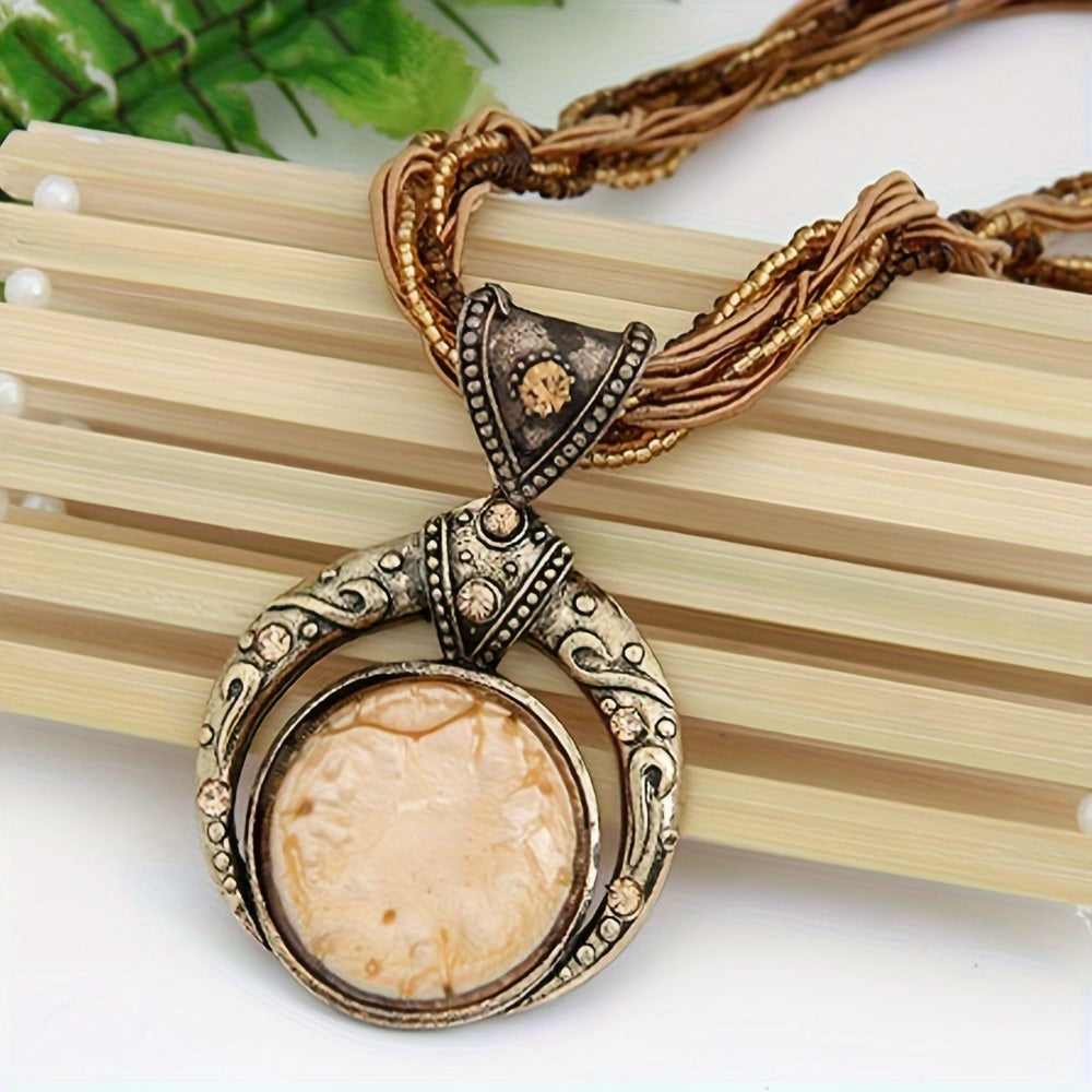 Collana con pendente boho