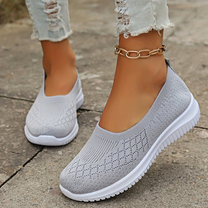 Sofina | Breathable Women's Slip-On Sneakers – Comfort for Sensitive Feet