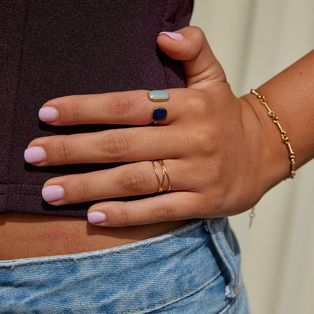 Aqua Hug Ring