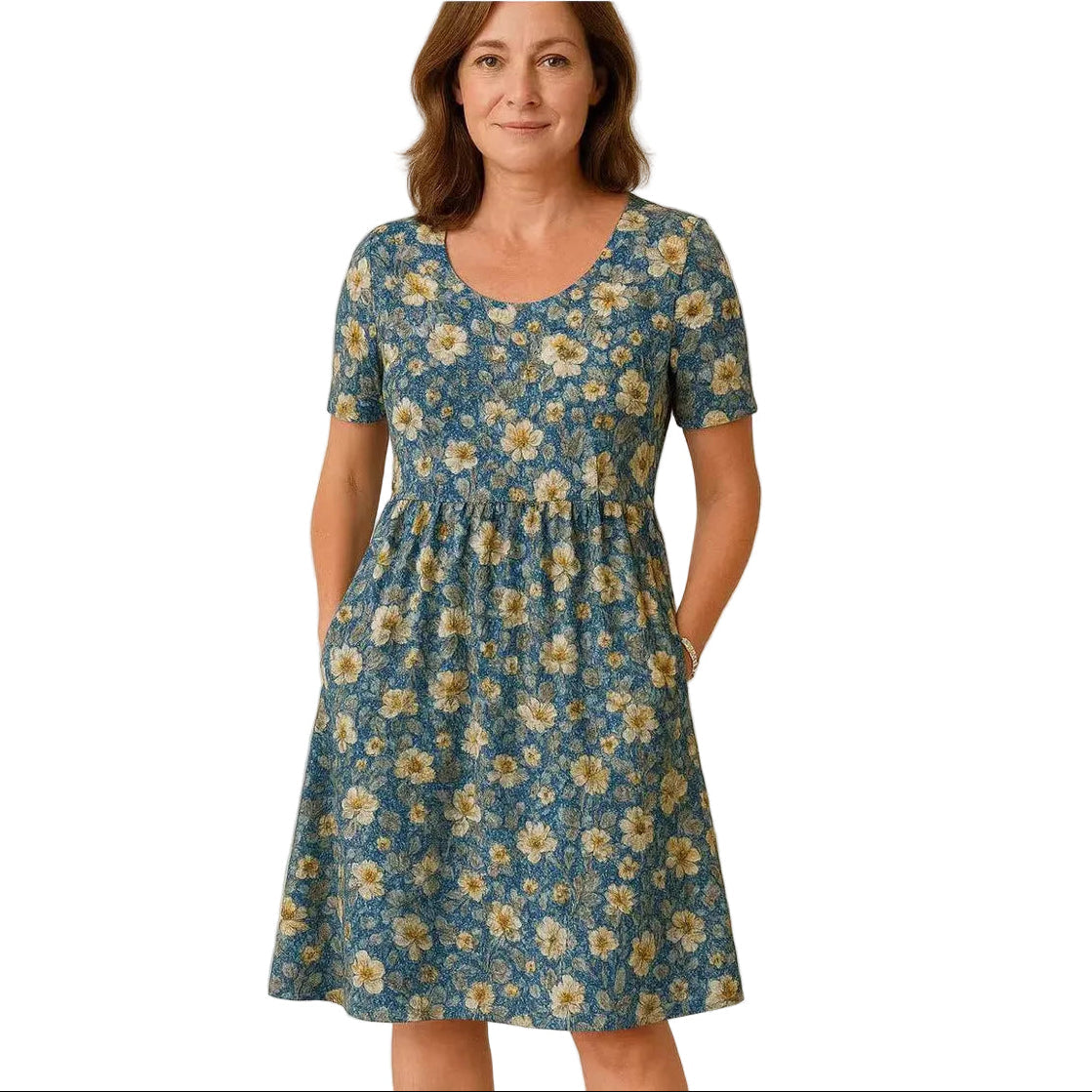 Elin – Floral Dress with Pockets and Loose Fit | Spring/Summer