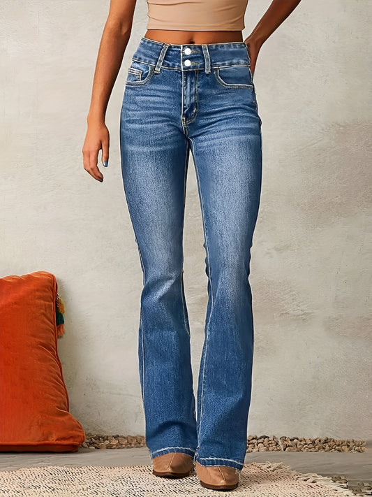 Neely - Jeans casual a vita alta per donne