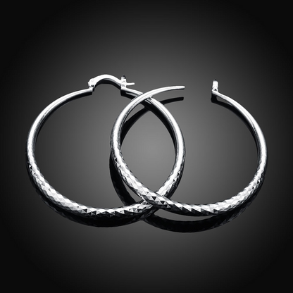 Sterling Silver Hoop Earrings