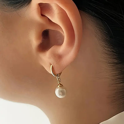 Elegant pearl jewelry set