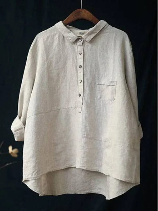 Elvie | Blusa elegante in lino per l'estate