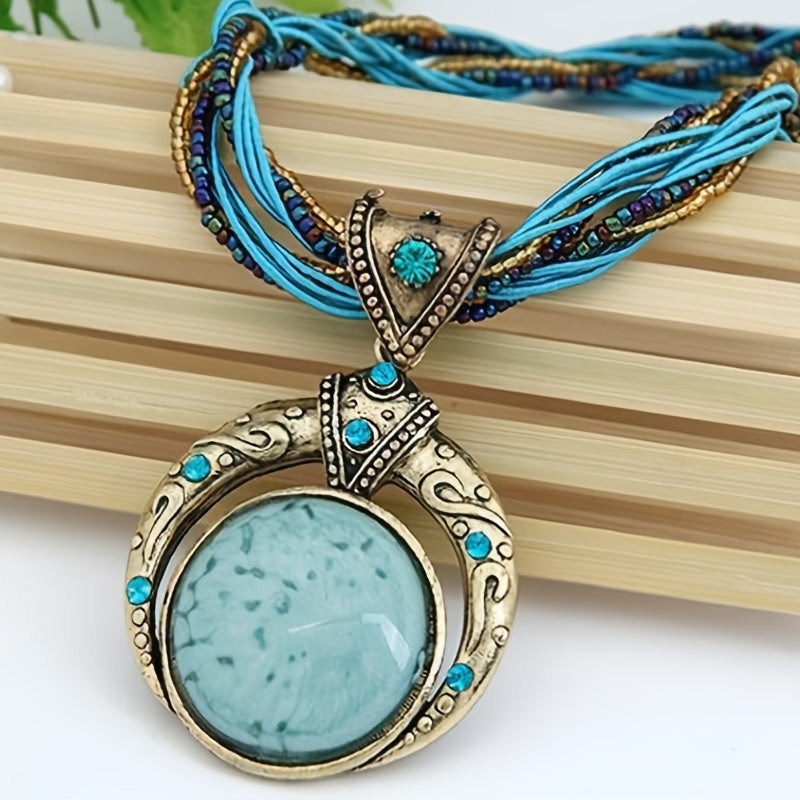 Collana con pendente boho