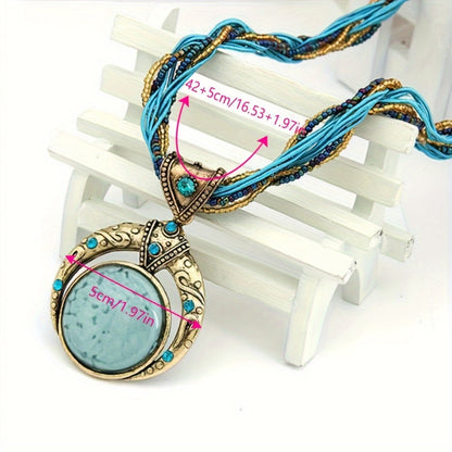 Collana con pendente boho