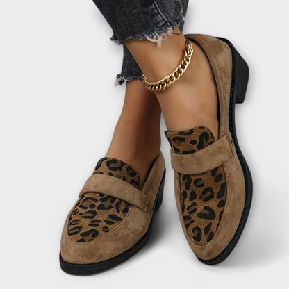 Aurora | Décolleté eleganti da donna con stampa leopardata