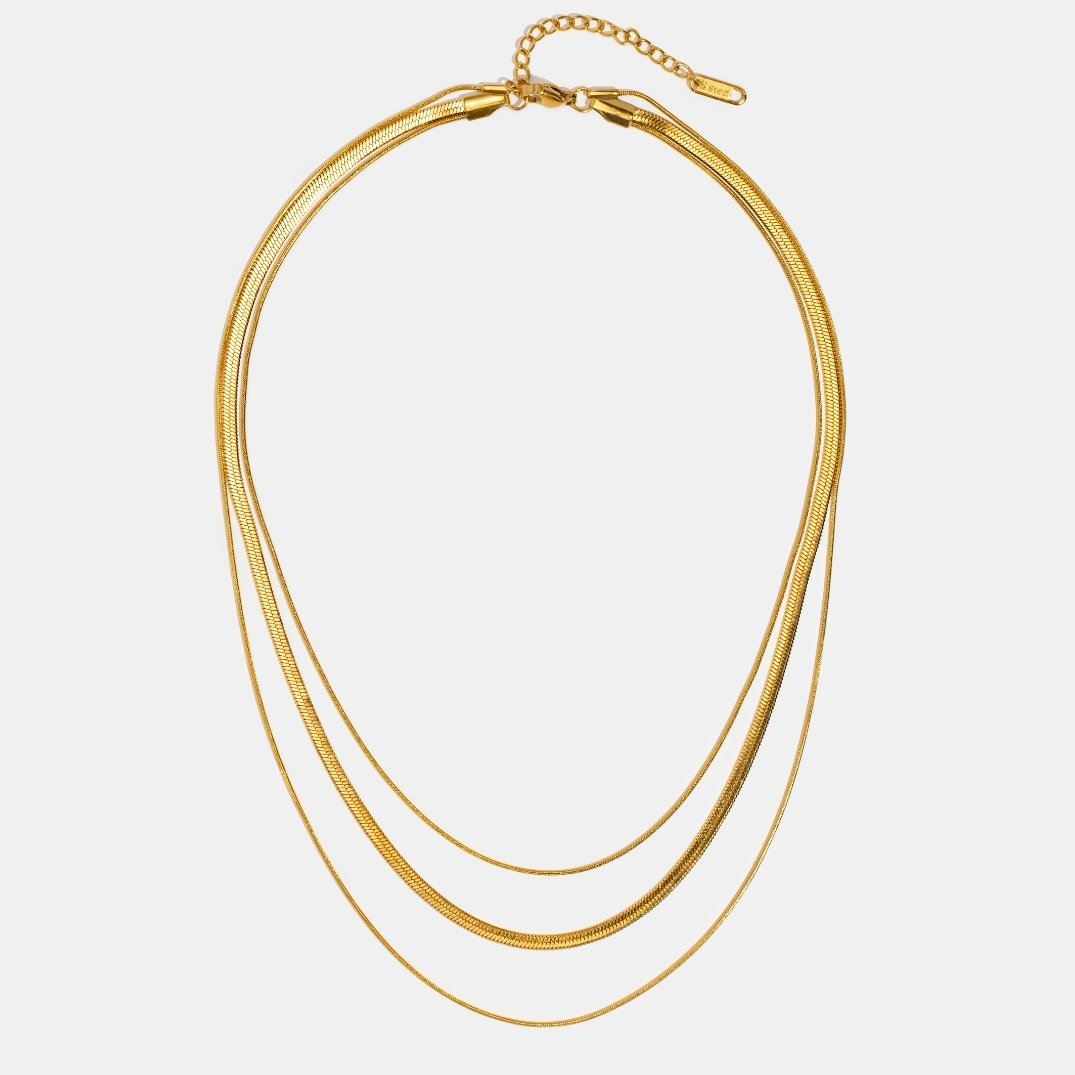 Collana d'oro a più strati