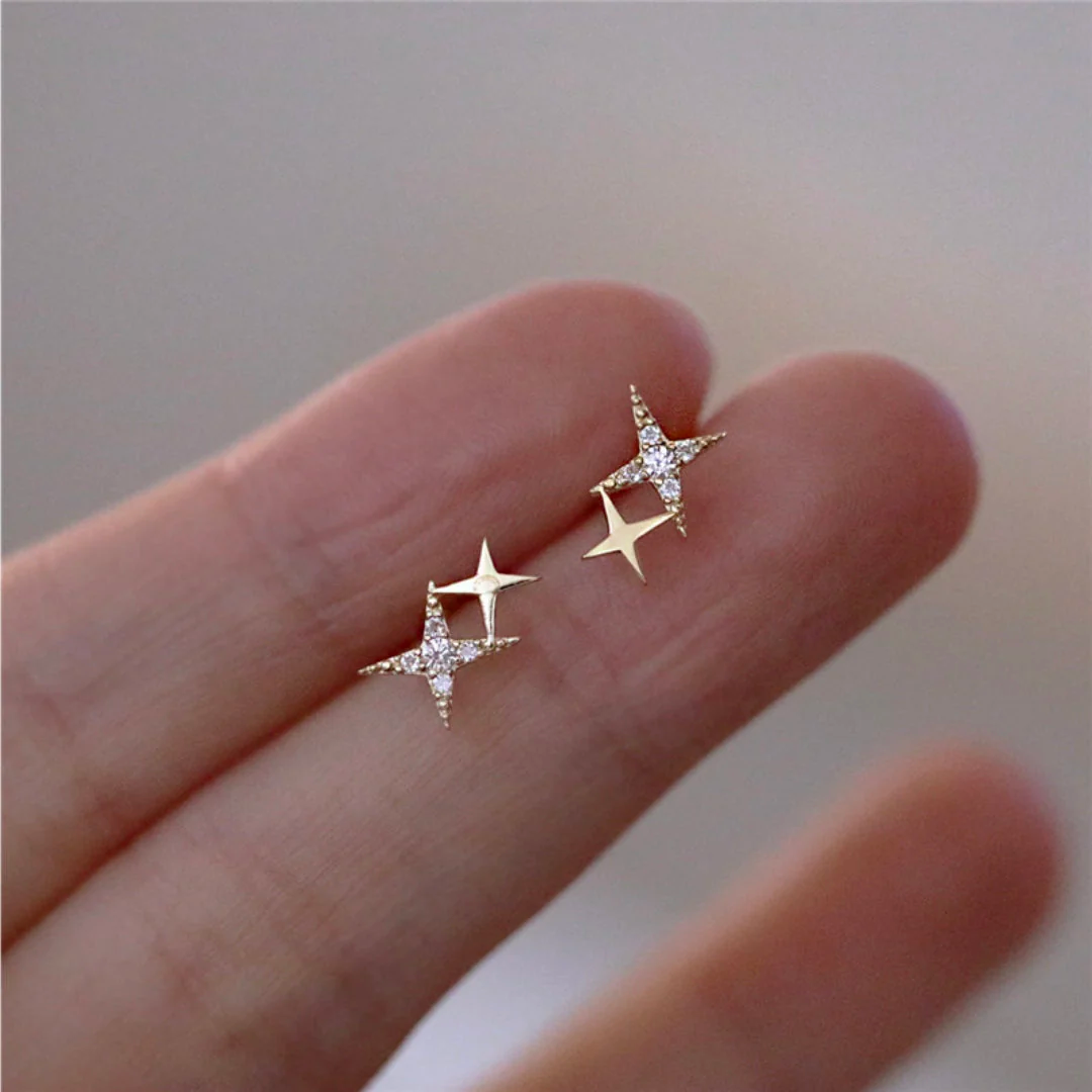 Star-spangled earrings