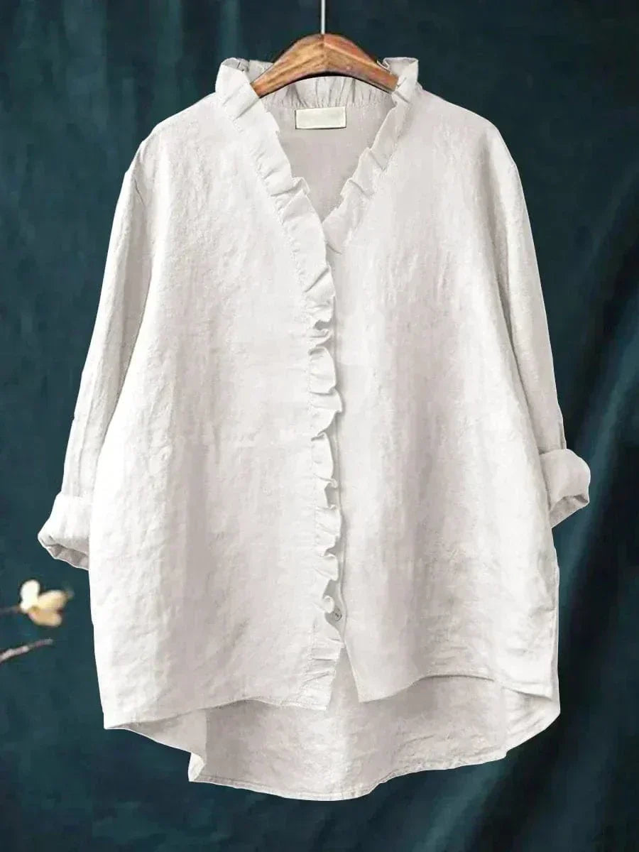 Eline | Elegante blusa estiva in lino