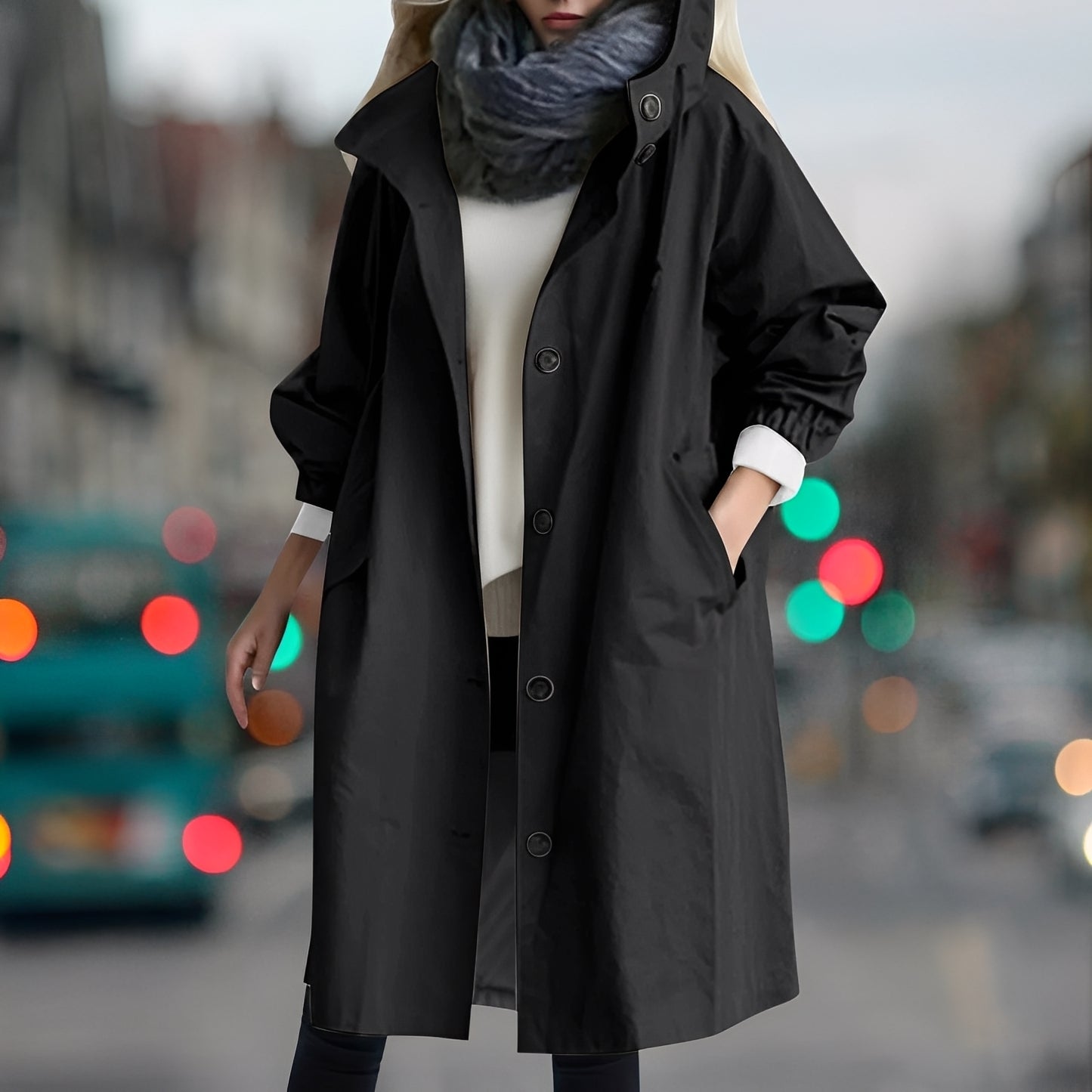 Shavonne - Elegante trench impermeabile per donne 