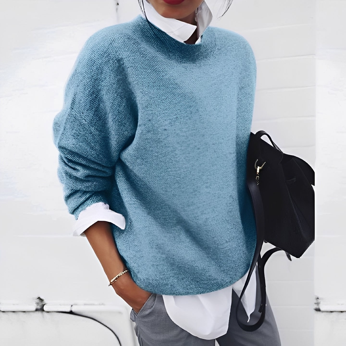Zinnia - Elegante maglione caldo di cashmere per le donne 