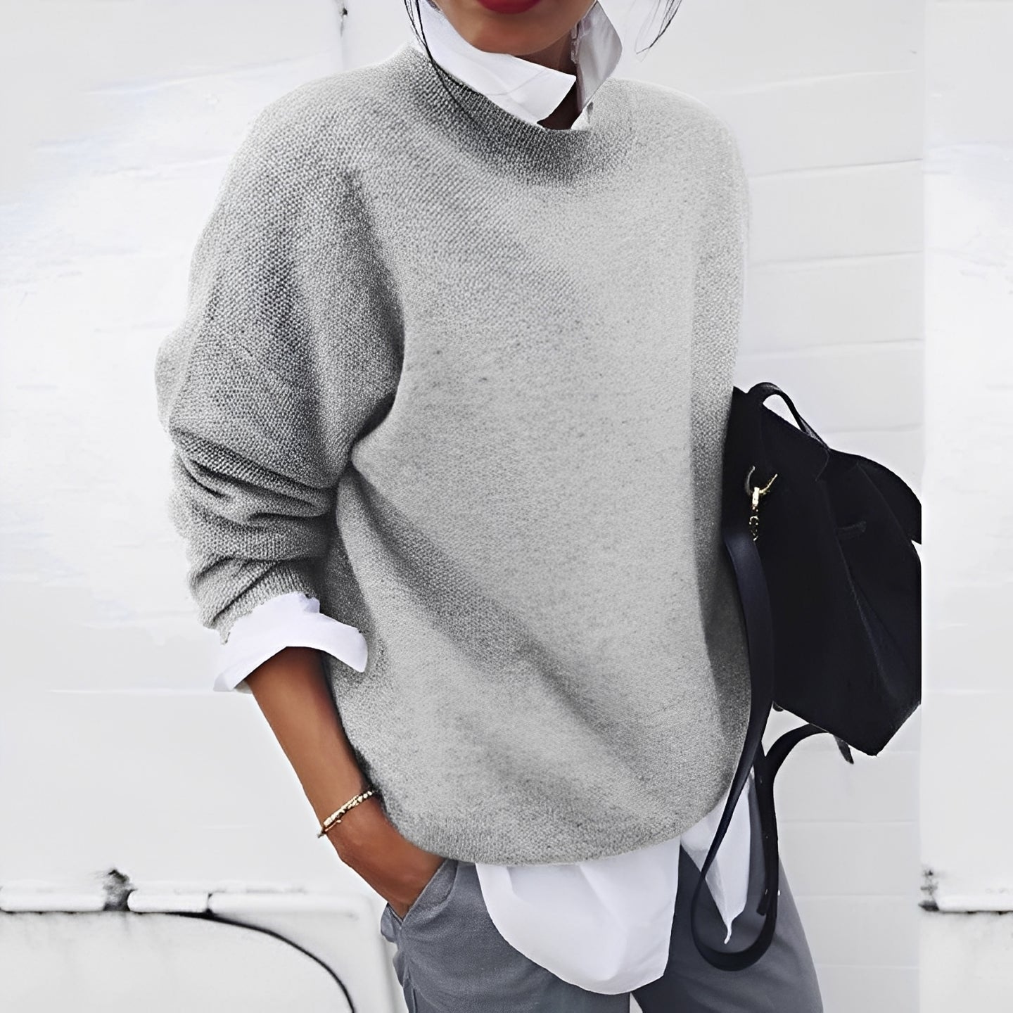 Zinnia - Elegante maglione caldo di cashmere per le donne 