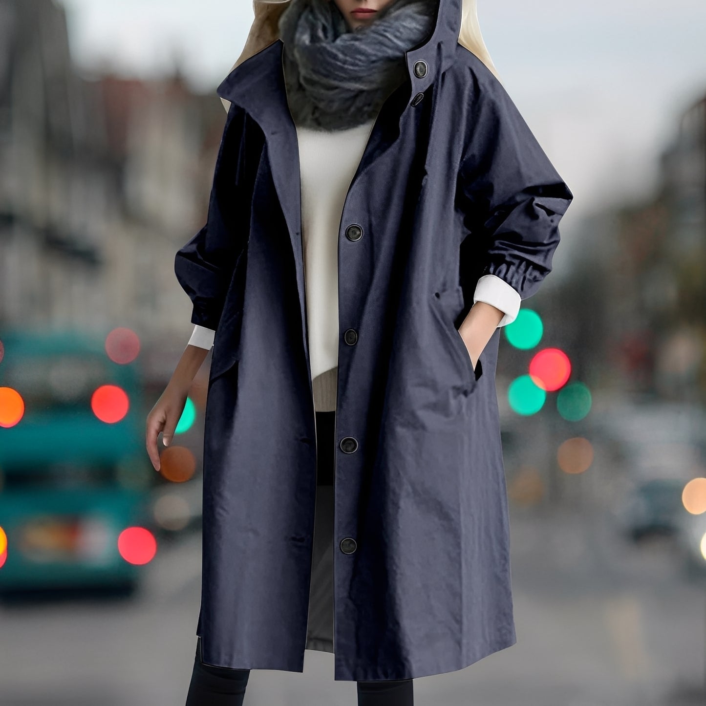 Shavonne - Elegante trench impermeabile per donne 