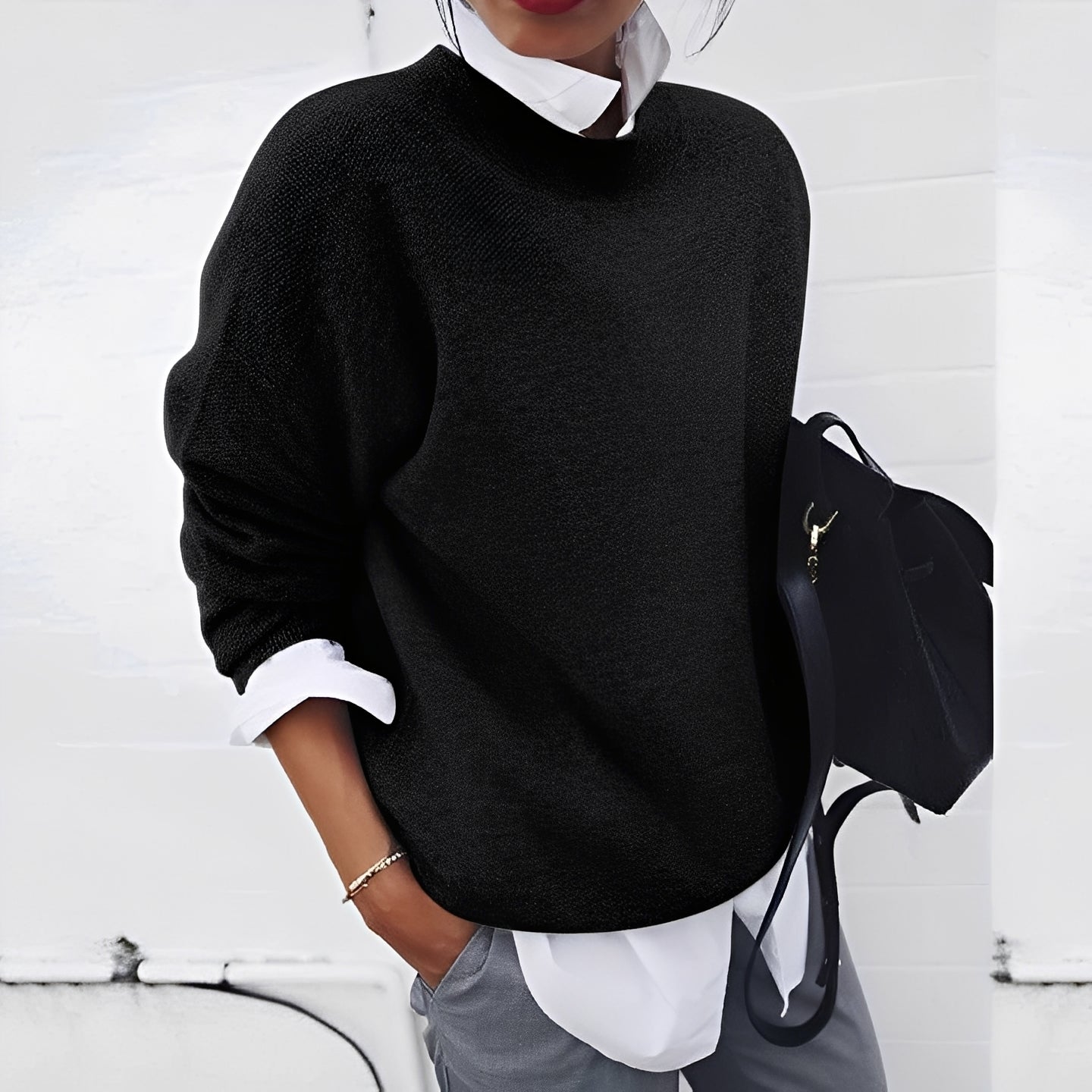 Zinnia - Elegante maglione caldo di cashmere per le donne 