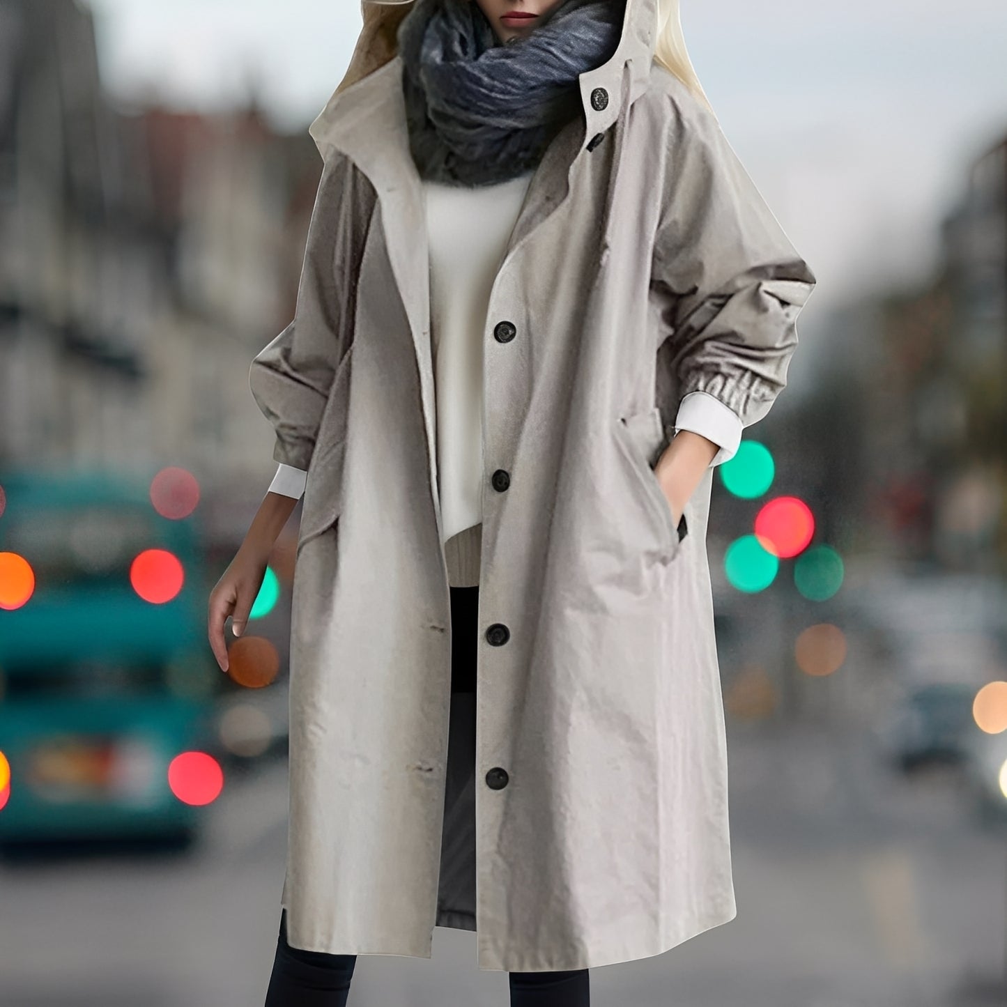 Shavonne - Elegante trench impermeabile per donne 