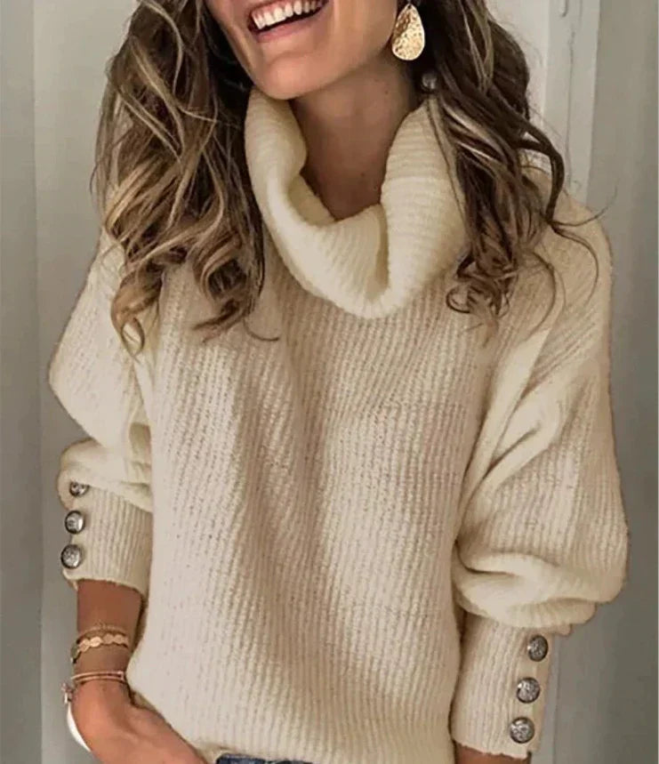 Noelani - Leggero Maglione Donna Collo Alto