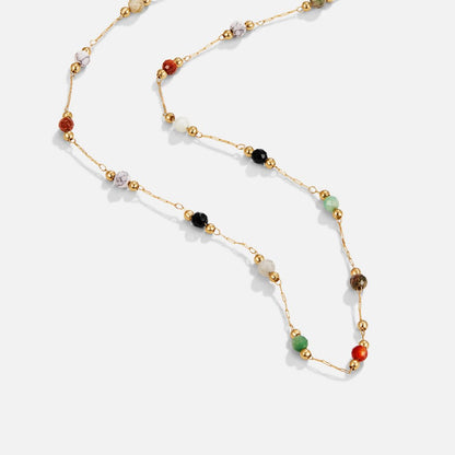 Minimal Necklace with Stone