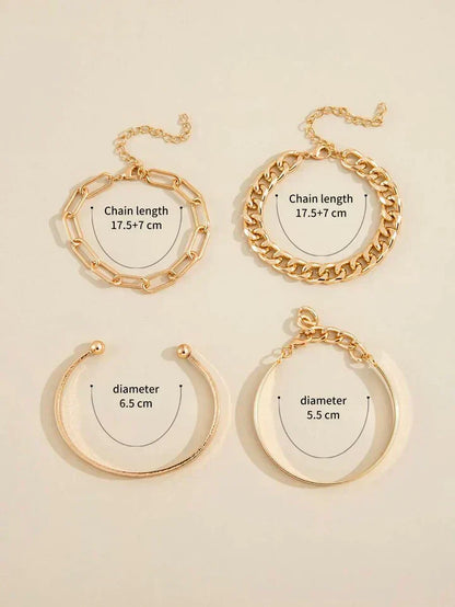 Set Bracciali Élan Mercer in Oro Bianco